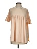 Zesica Tan Short Sleeve Top Size S - photo 1