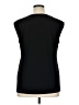 Anne Klein Black Sleeveless Button-Down Shirt Size 1X - photo 2