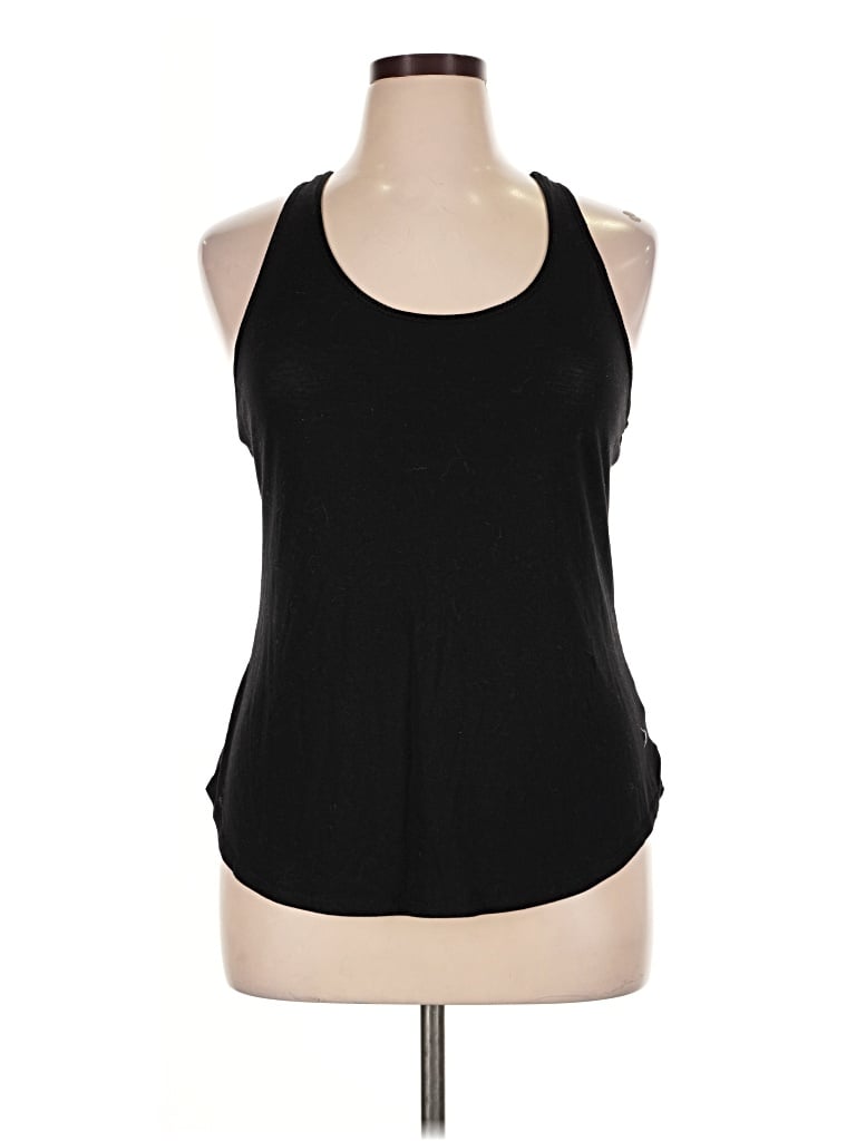 Pre-owned Unbranded Tank Top Black Halter Neckline Tops