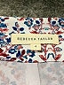 Rebecca Taylor 100% Polyester Paisley Blue Shorts Size 4 - photo 3
