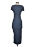 Justify Solid Gray Casual Dress Size S - photo 2