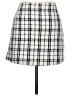 Vestique 100% Polyester Houndstooth White Casual Skirt Size M - photo 1