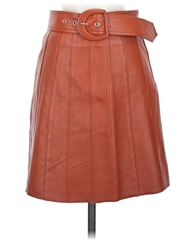 Sandro Faux Leather Skirt (view 1)