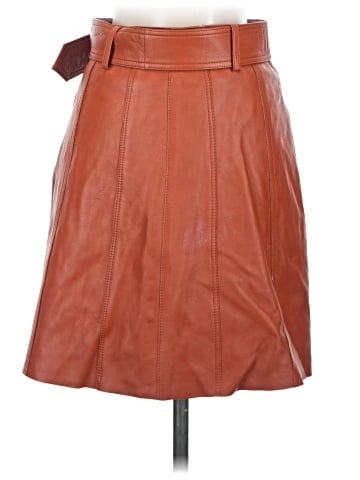 Sandro Faux Leather Skirt (view 2)