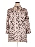 Worthington 100% Polyester Animal Print Pink 3/4 Sleeve Blouse Size XL (tall) - photo 1