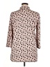 Worthington 100% Polyester Animal Print Pink 3/4 Sleeve Blouse Size XL (tall) - photo 2