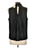 Allison Joy Metallic Black Sleeveless Blouse Size L - photo 2