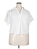 Universal Thread White Short Sleeve Blouse Size XXL - photo 1