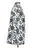 Chico's 100% Cotton Print Silver Raincoat Size Sm (0) - photo 4