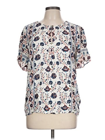 Lucky Brand Short Sleeve Blouse (view 1)