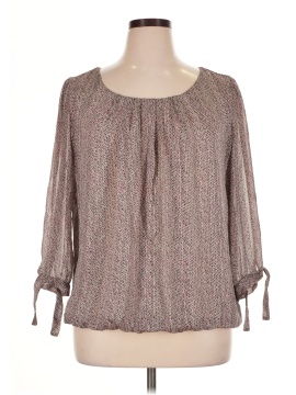 Roz & Ali 3/4 Sleeve Blouse (view 1)