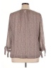 Roz & Ali 100% Polyester Gray 3/4 Sleeve Blouse Size XL - photo 2