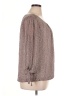 Roz & Ali 100% Polyester Gray 3/4 Sleeve Blouse Size XL - photo 4