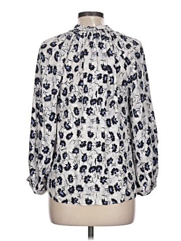 Rebecca Taylor Long Sleeve Silk Top (view 2)