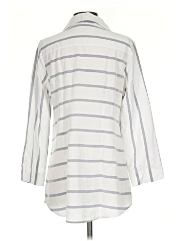 Soft Surroundings 3/4 Sleeve Button-Down Shirt (view 2)