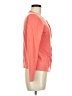August Silk 100% Nylon Orange Cardigan Size M - photo 4