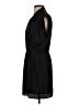 Aqua 100% Polyester Solid Black Casual Dress Size XS - photo 5