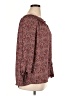 Krazy Kat 100% Polyester Paisley Burgundy 3/4 Sleeve Blouse Size XL - photo 4