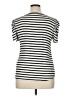 Green Envelope Stripes Silver Short Sleeve T-Shirt Size XL - photo 2