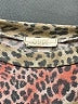 Oddi Animal Print Gray Short Sleeve Top Size XL (estimated) - photo 7