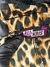 Ali & Kris 100% Polyester Animal Print Gold Shorts Size L - photo 3
