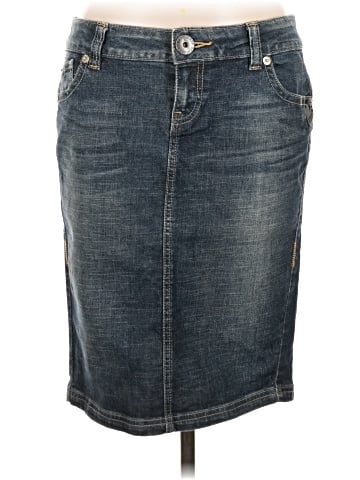 DKNY Jeans Denim Skirt (view 1)
