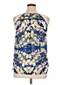 Collective Concepts 100% Polyester Blue Sleeveless Blouse Size XL - photo 2