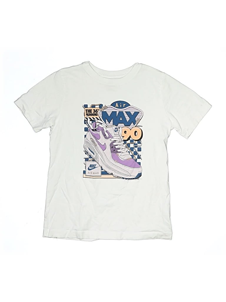 Pre-owned Nike Kids' Short Sleeve T-shirt In Ivory