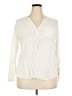Merona 100% Rayon Ivory Long Sleeve Henley Size XXL - photo 1