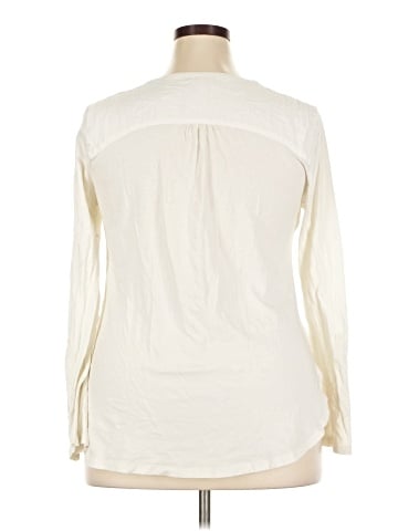 Merona Long Sleeve Henley (view 2)