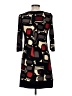 New Directions Graphic Black Casual Dress Size 6 (petite) - photo 2