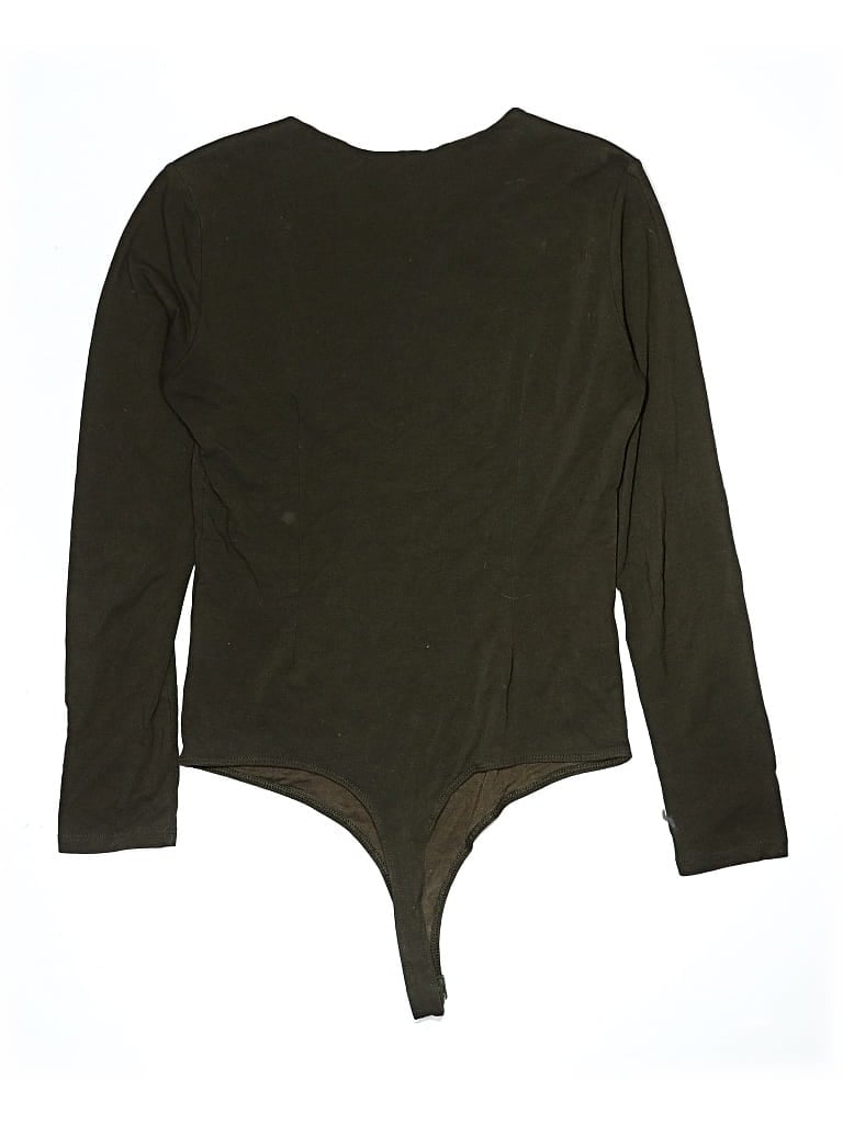 Pre-owned Olivaceous Bodysuit In Green
