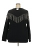 Torrid Black Sweatshirt Size 2X Plus (2) - photo 2