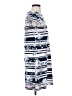 Jessica Simpson 100% Polyester Print Blue Casual Dress Size 8 - photo 4