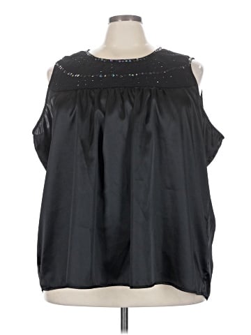 Ulla Popken Sleeveless Blouse (view 1)