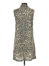 Equipment Animal Print Gray Casual Dress Size XS - photo 2