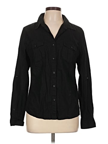 Faded Glory Long Sleeve Button-Down Shirt (view 1)
