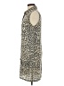 Equipment Animal Print Gray Casual Dress Size XS - photo 5