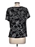 Covington Black Short Sleeve Top Size L - photo 2