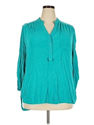 Cato 3/4 Sleeve Blouse (view 1)