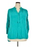 Cato 100% Rayon Teal 3/4 Sleeve Blouse Size 18 - photo 1