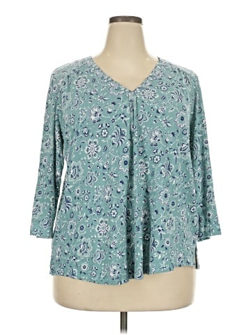 Lucky Brand 3/4 Sleeve Blouse (view 1)