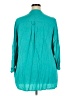 Cato 100% Rayon Teal 3/4 Sleeve Blouse Size 18 - photo 2