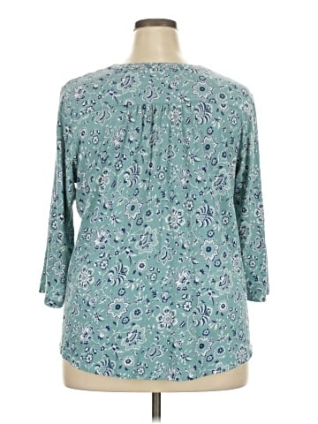 Lucky Brand 3/4 Sleeve Blouse (view 2)