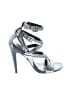 Tory Burch 100% Leather Silver Sandals Size 7 1/2 - photo 1