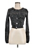 Neiman Marcus Animal Print Gray Cardigan Size M - photo 1