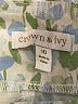 Crown & Ivy Floral Blue Casual Pants Size 10 - photo 4