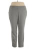 Max Studio Houndstooth Gray Casual Pants Size 3X - photo 1