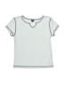 Old Navy Silver Short Sleeve Top Size Medium kids (8) - photo 1