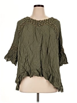 Tantrums 3/4 Sleeve Blouse (view 1)